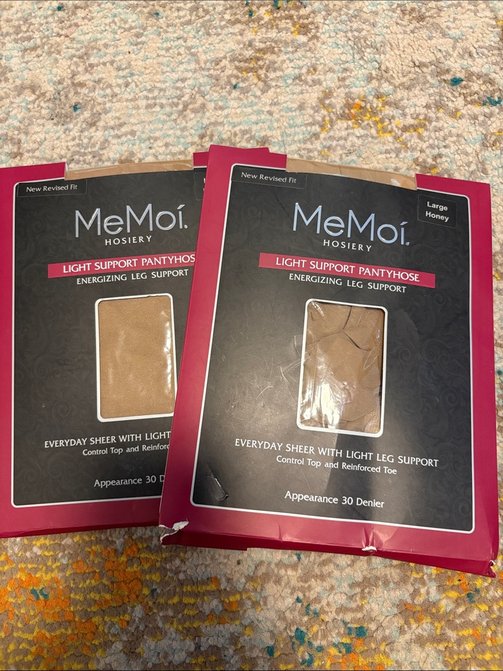 MeMoi hosiery 2 pair